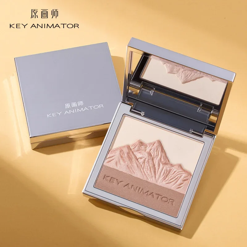 Beauty Makeup Palette - KEY ANIMATOR Highlighter Powder Palette Blusher