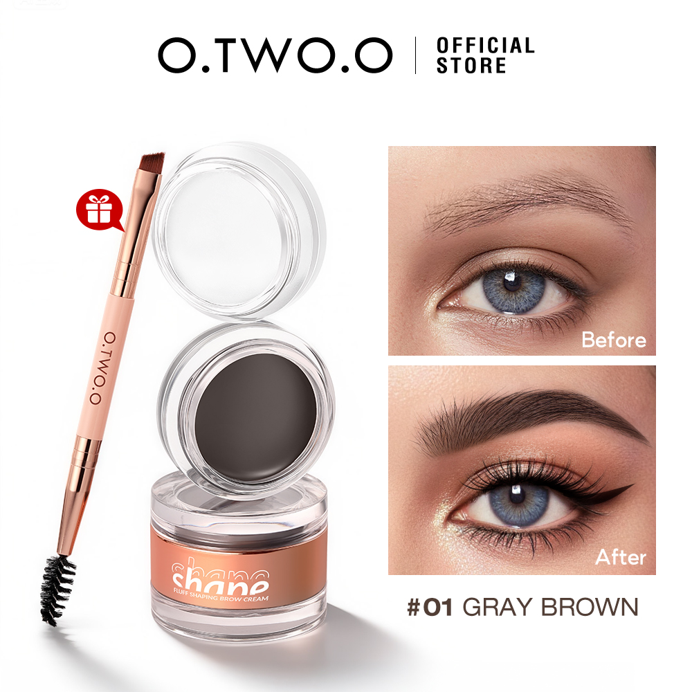 O.TWO.O 2 IN 1 Eyebrow Pomade  - Bb Cream Tinted recension och pris