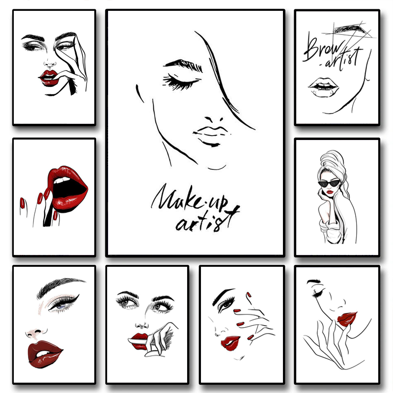 Fashion Makeup Poster Sexy Bea - Beauty Makeup Hd recension och pris