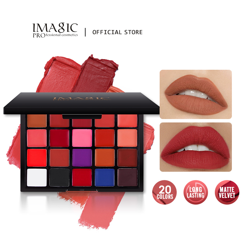 IMAGIC 20 Colors Lipstick Pale - Beauty Makeup Palette recension och pris