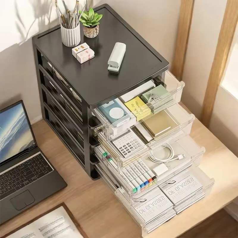 Transparent Plastic Cosmetic S - Beauty Makeup Desk recension och pris