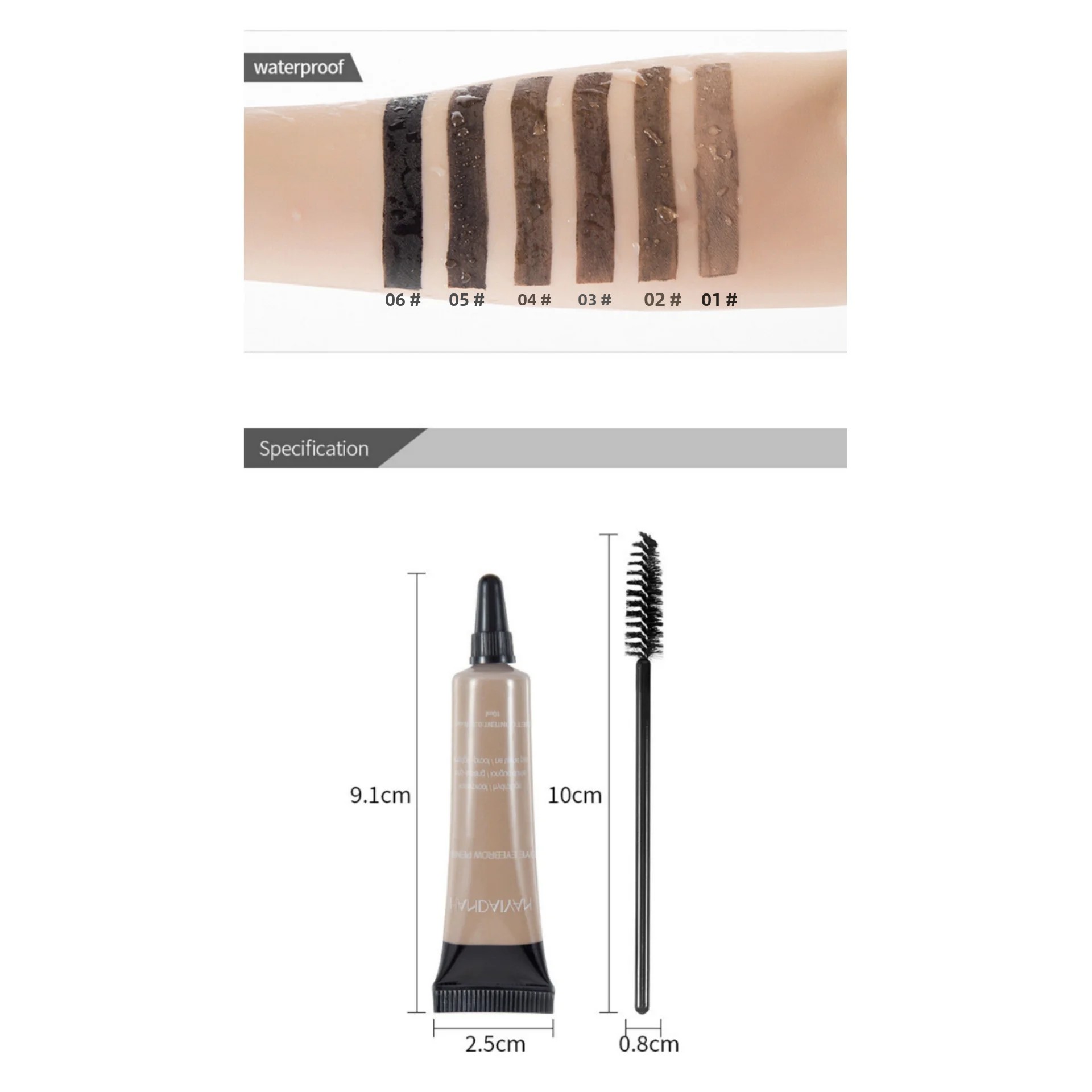Natural Eyebrow Tint Gel Water - Bb Cream Tinted recension och pris