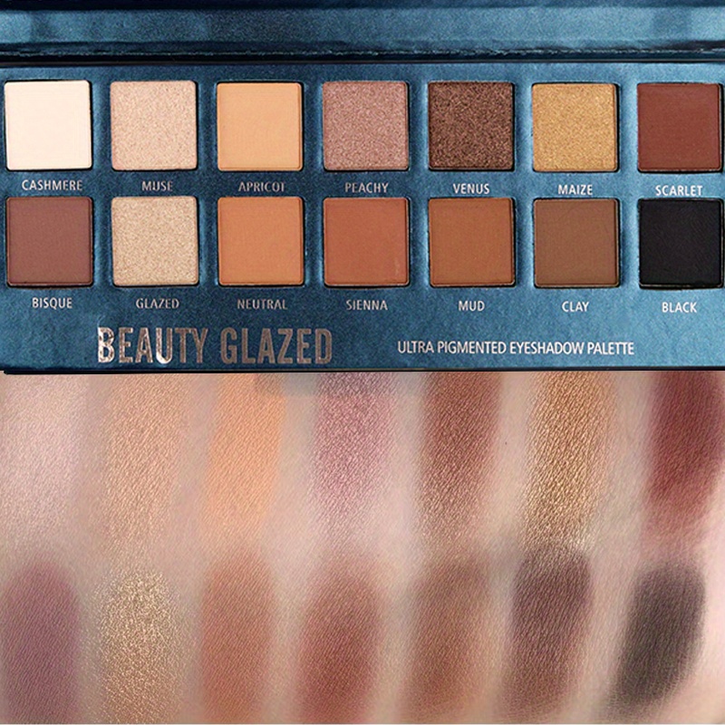 BEAUTY GLAZED 14 Colors Eyesha - Beauty Makeup Palette recension och pris