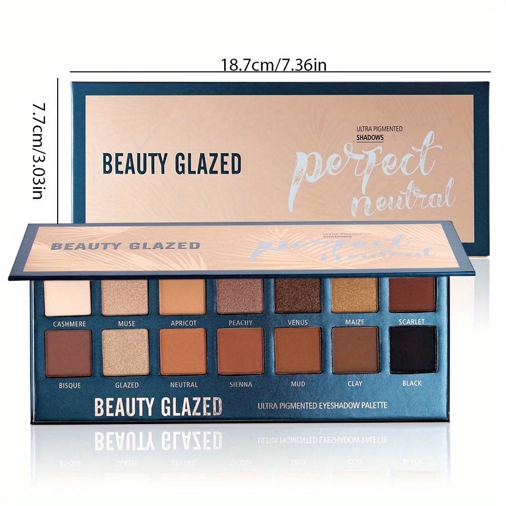 BEAUTY GLAZED 14 Colors Eyesha - Beauty Makeup Palette recension och pris