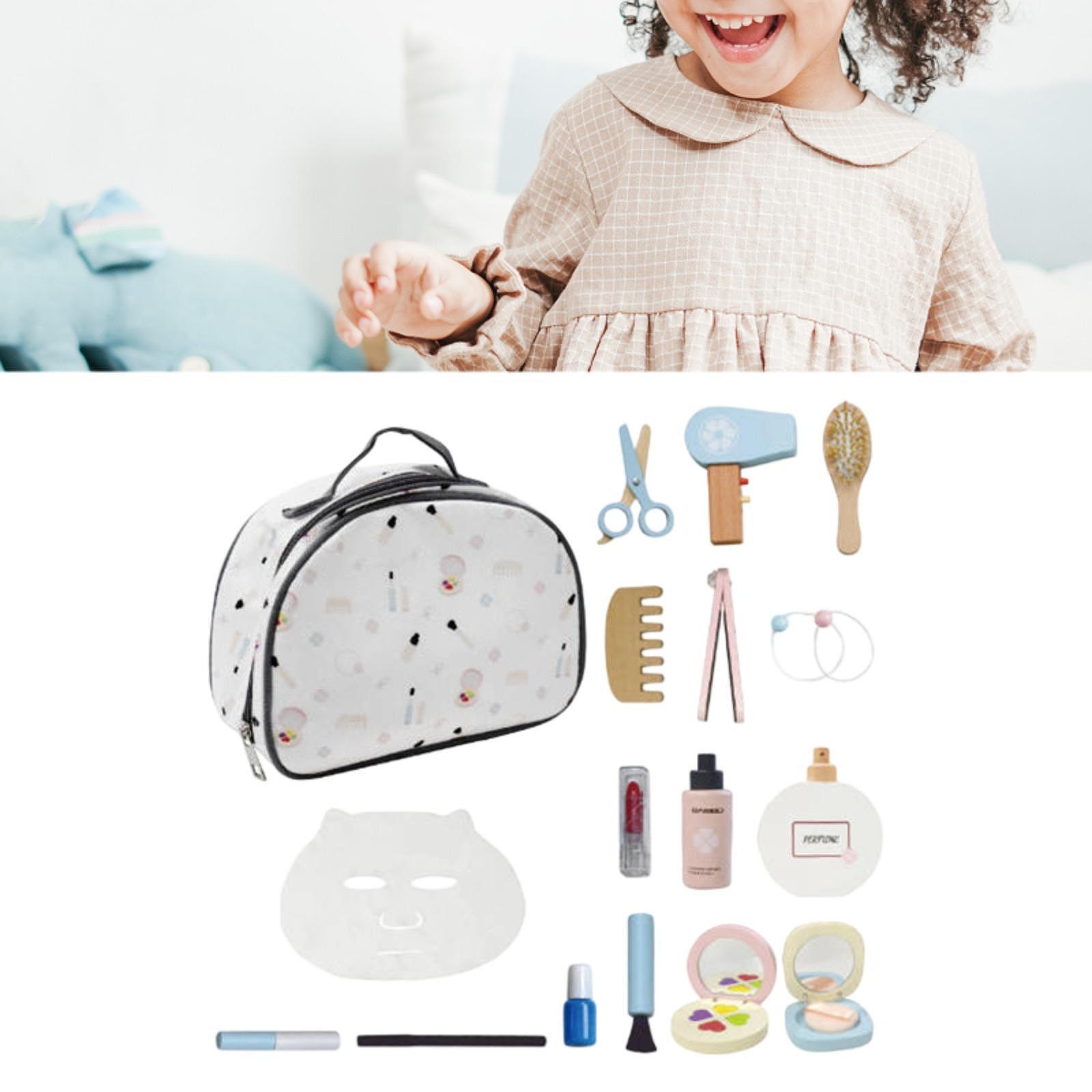 Wooden Makeup Toy Set Role Pla - Makeup Beauty House recension och pris