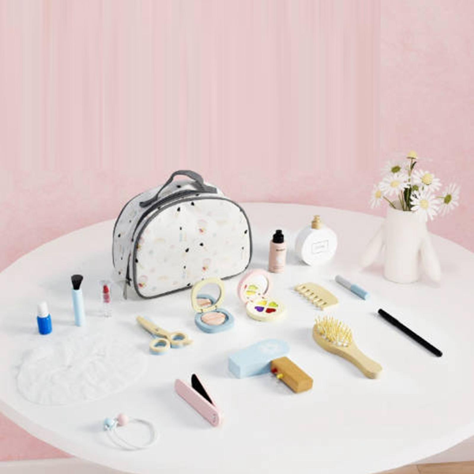 Wooden Makeup Toy Set Role Pla - Makeup Beauty House recension och pris