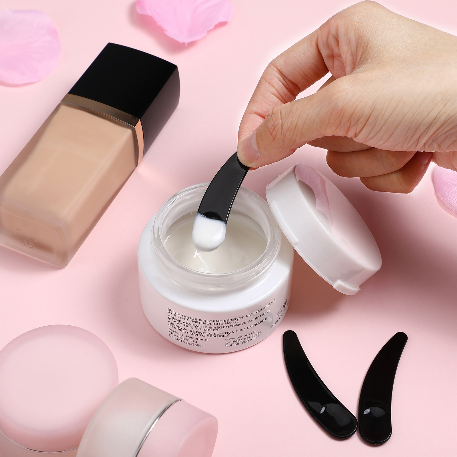 50Pcs Skincare Spatulas Face C - Beauty Makeup Palette recension och pris