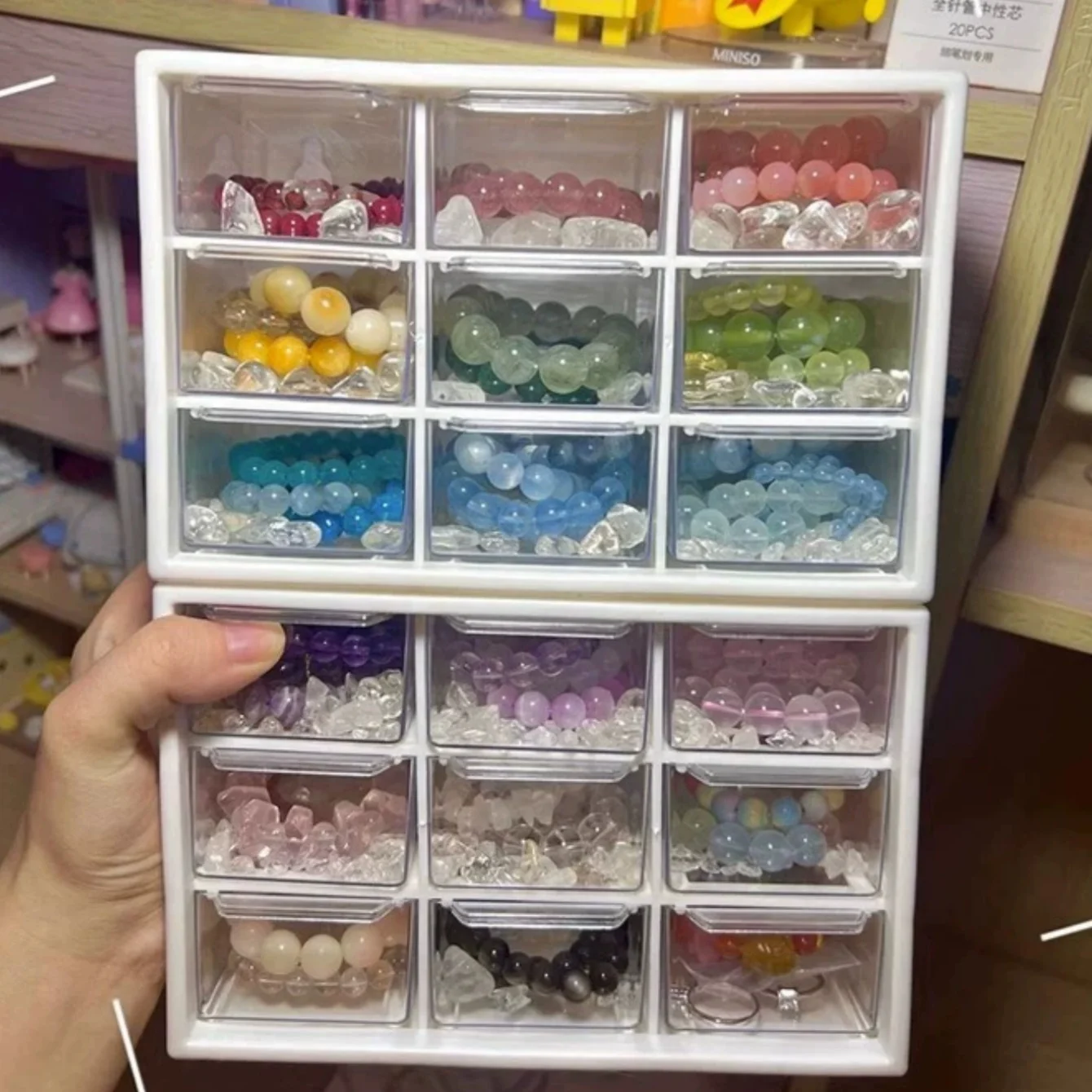 Bead Material Storage Box. The - Beauty Makeup Desk recension och pris