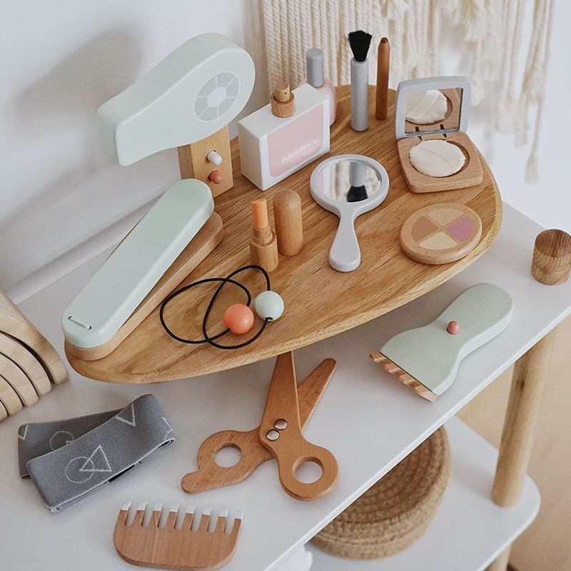 New Children Wooden Simulation - Makeup Beauty House recension och pris