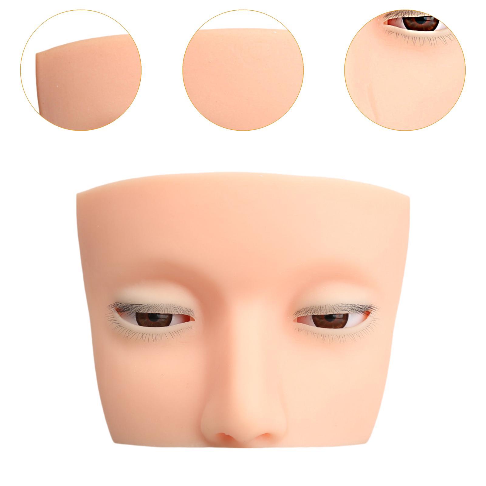 Silicone Eyelash Mannequin Hea - Beauty Makeup School recension och pris