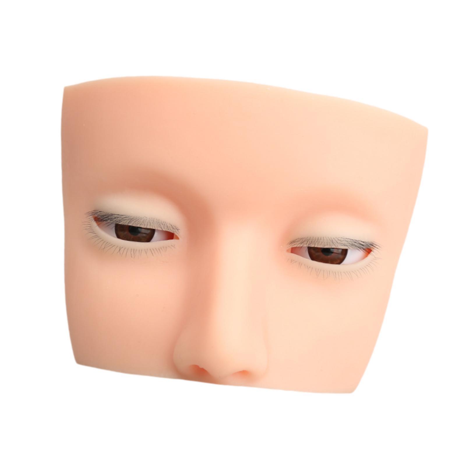 Silicone Eyelash Mannequin Hea - Beauty Makeup School recension och pris