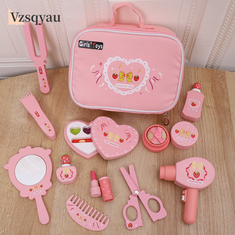 Children Wooden Play House Toy - Makeup Beauty House recension och pris