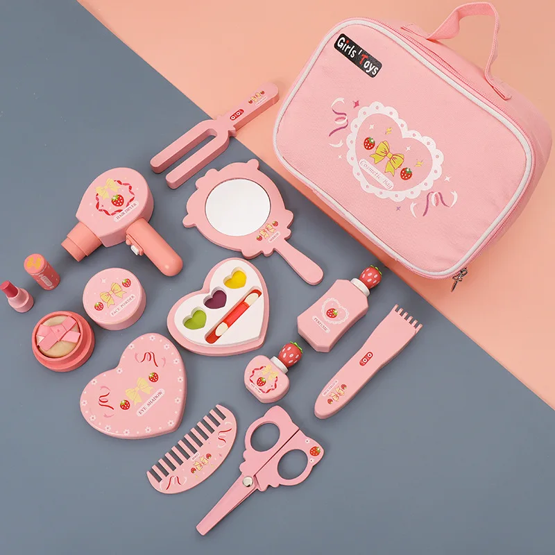 Children Wooden Play House Toy - Makeup Beauty House recension och pris