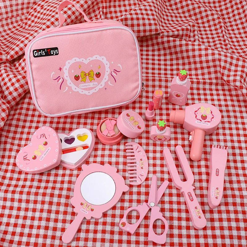 Children Wooden Play House Toy - Makeup Beauty House recension och pris