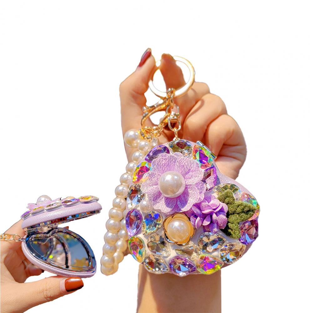 Beauty Mirror Keychain Folding - Beauty Makeup School recension och pris