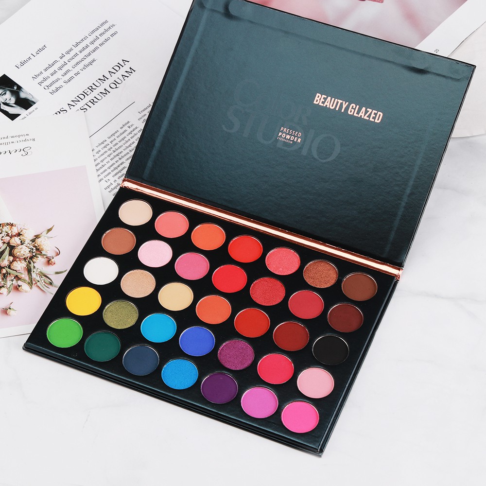 BEAUTY GLAZED Palette Eyeshado - Beauty Makeup Palette recension och pris