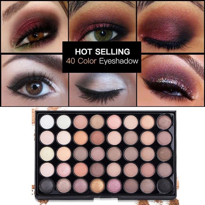 40 Color Eyeshadow Palette - M - Beauty Makeup Palette recension och pris