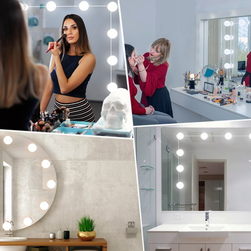 LED Makeup Light No Drill Past - Beauty Makeup Desk recension och pris